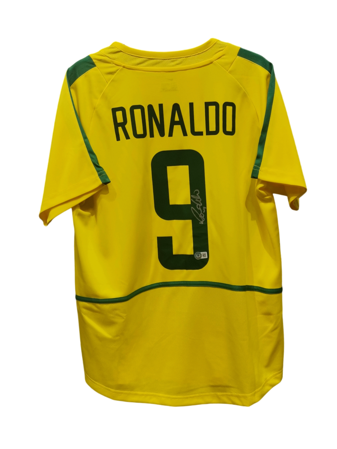 Ronaldo Nazario Brazil Signed Jersey