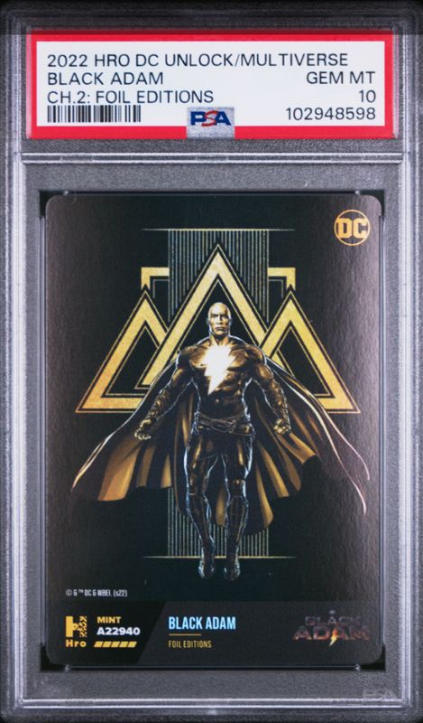 2022 HRO DC Unlock/Multiverse Black Adam CH.2: Poil Editions