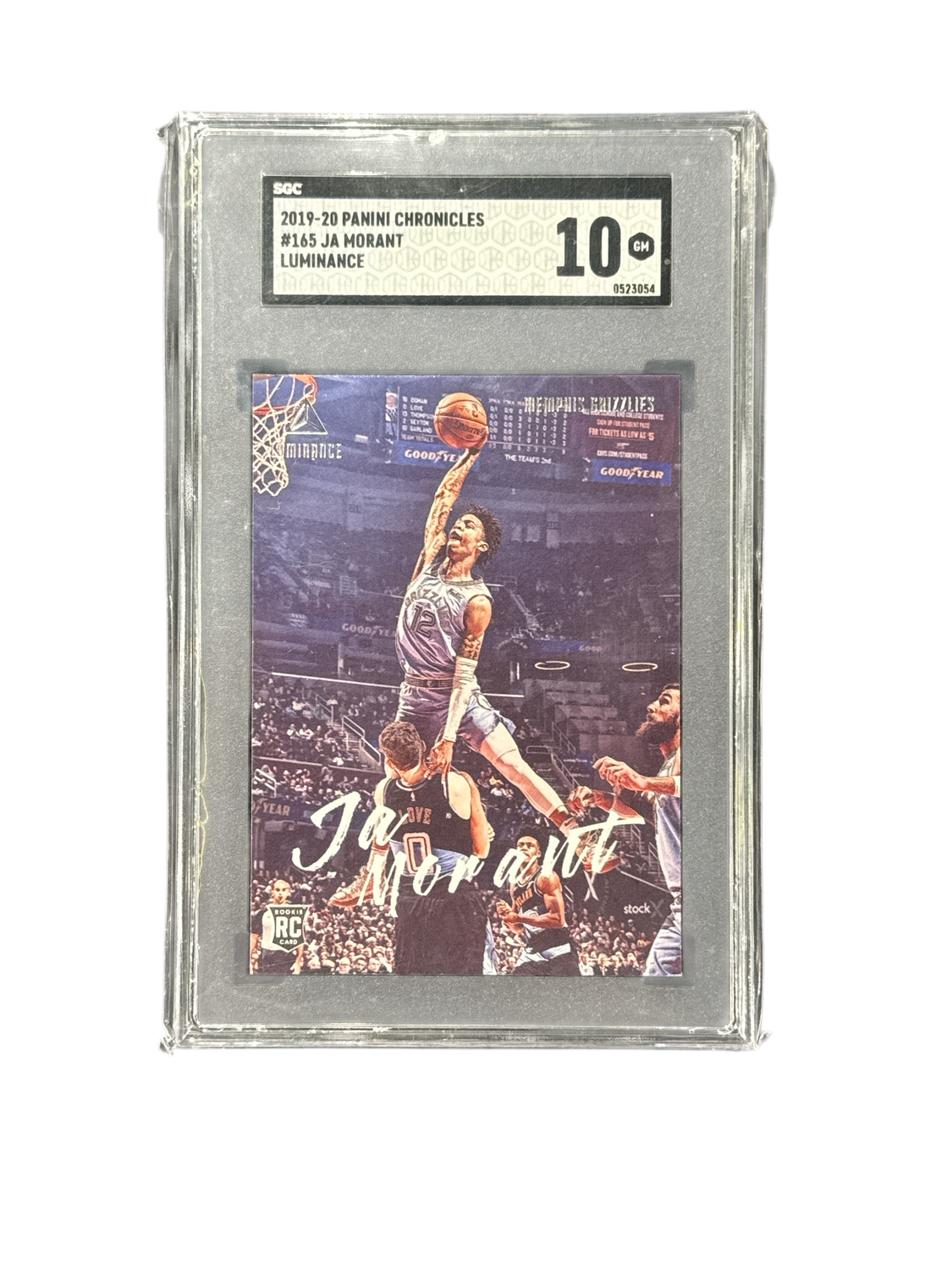 2019-20 Panini Chronicles #165 Ja Morant Luminance SGC 10