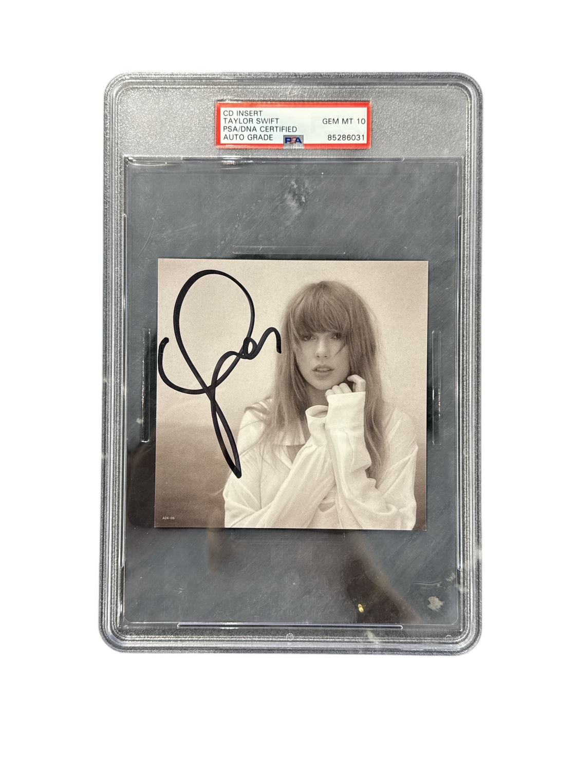 PSA 10 Taylor Swift CD Insert w/ autograph