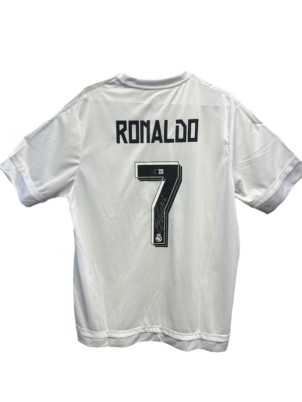 Cristiano Ronaldo Signed 2018 Real Madrid Jersey  #7