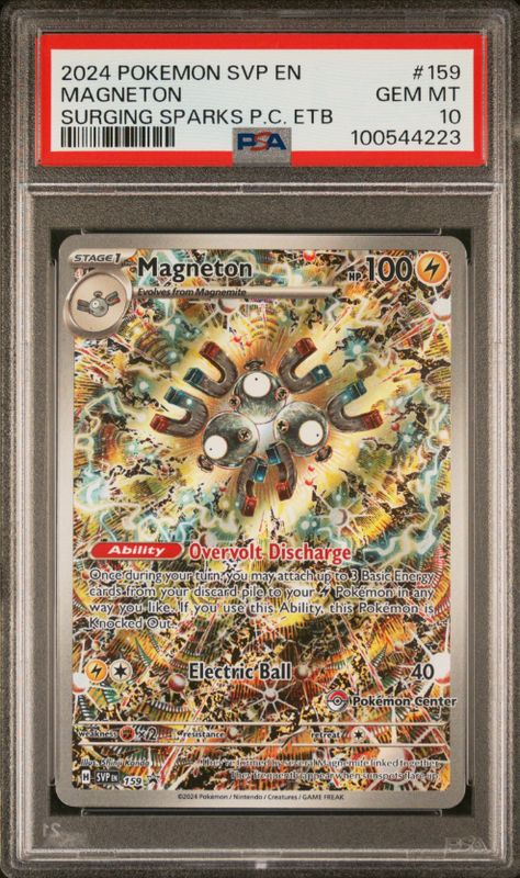 2024 Pokemon Svp En #159 Magneton PSA 10