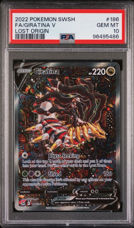2024 Pokemon Swsh #186 Fa/Giratina PSA 10