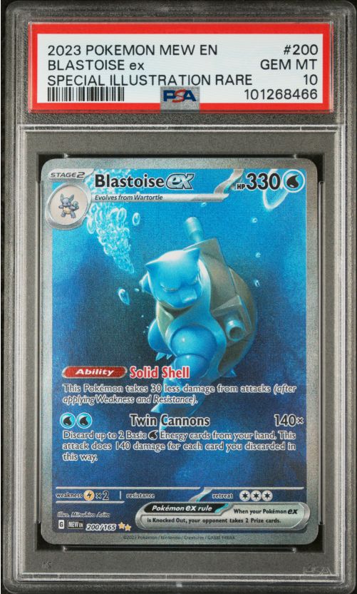 2023 Pokemon Mew En Blastoise ex Special Illustration Rare #200 PSA 10