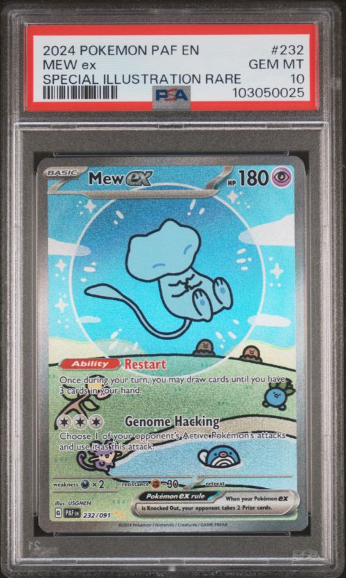 2024 Pokemon Paf En Mew ex Special Illustration Rare #232 PSA 10