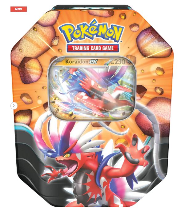 Pokemon TCG Slashing Legends Tin Koraidon Ex