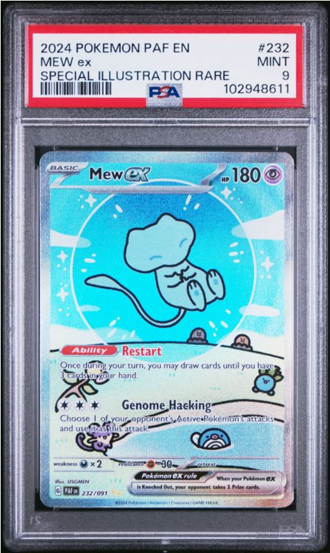 2024 Pokemon Paf En Mew Ex #232 PSA 9