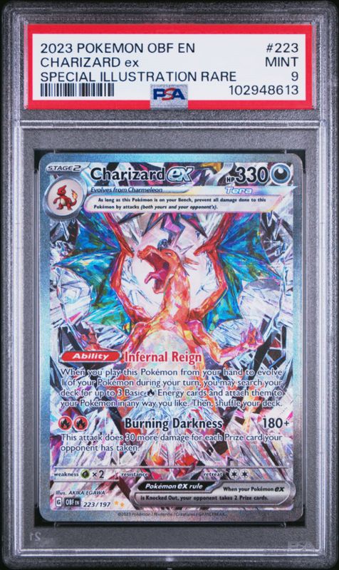 2023 Pokemon Obf En Charizard Ex #223 PSA 9