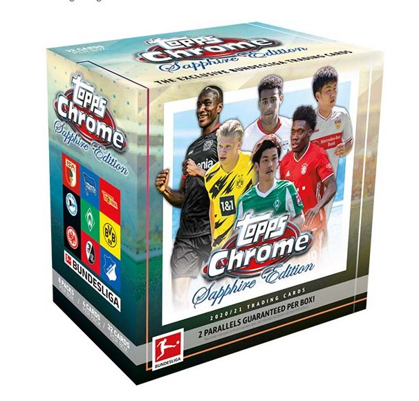 2020-21 Topps Chrome Bundesliga Soccer Sapphire Edition