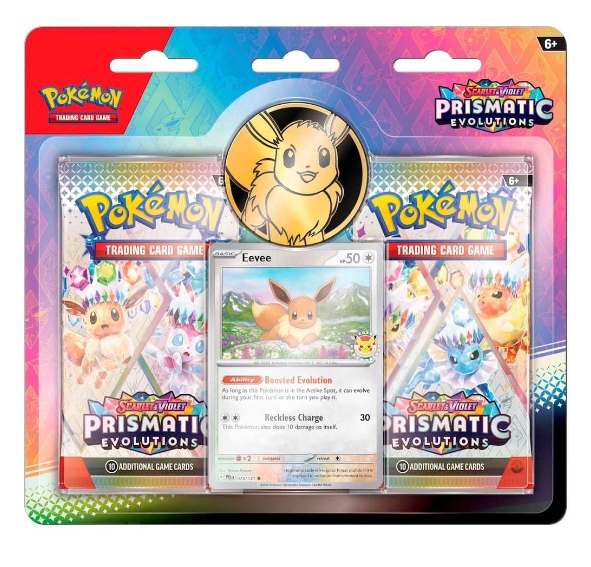 Pokemon Prismatic Evolutions 2 Pack Blisters