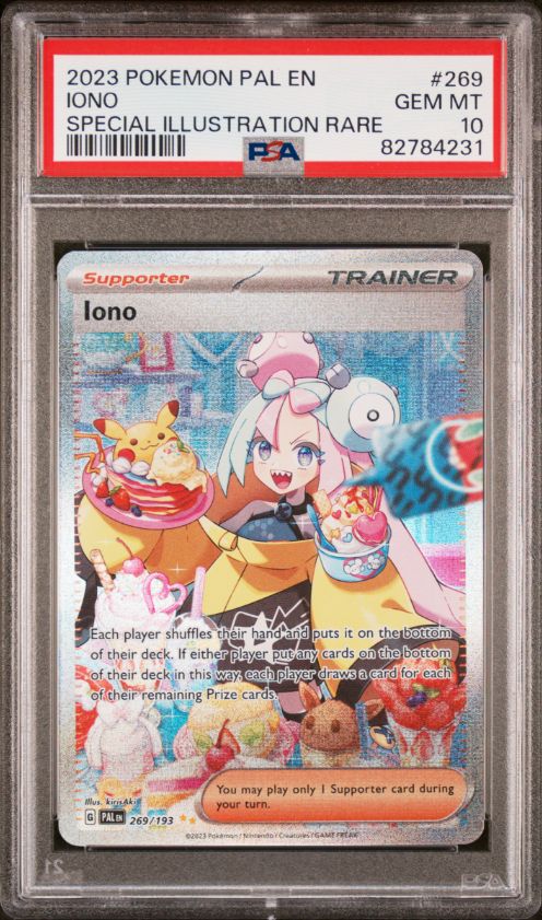 2023 Pokemon Pal En Iono Special Illustation Rare #269 PSA 10