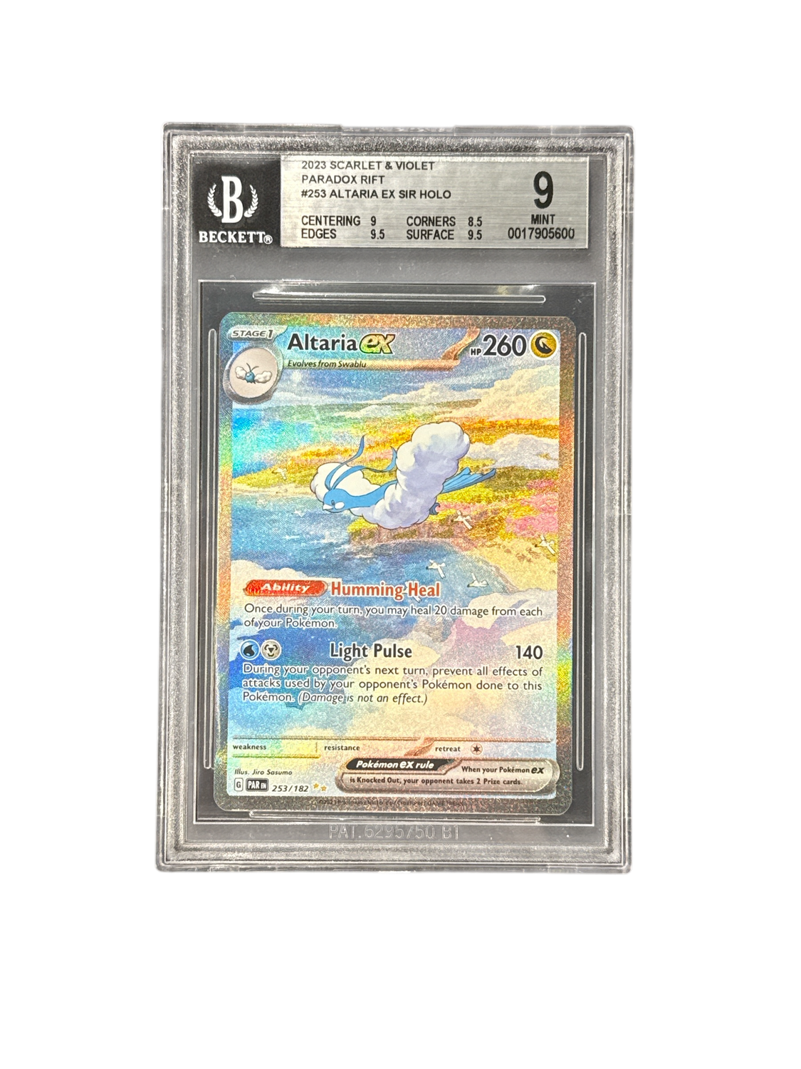 Scarlet &amp; Violet PAR EN #253 Altaria Ex BGS 9