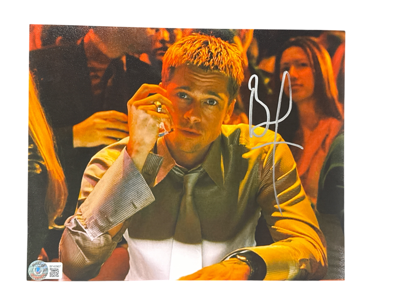 Brad Pitt Signed Photo
