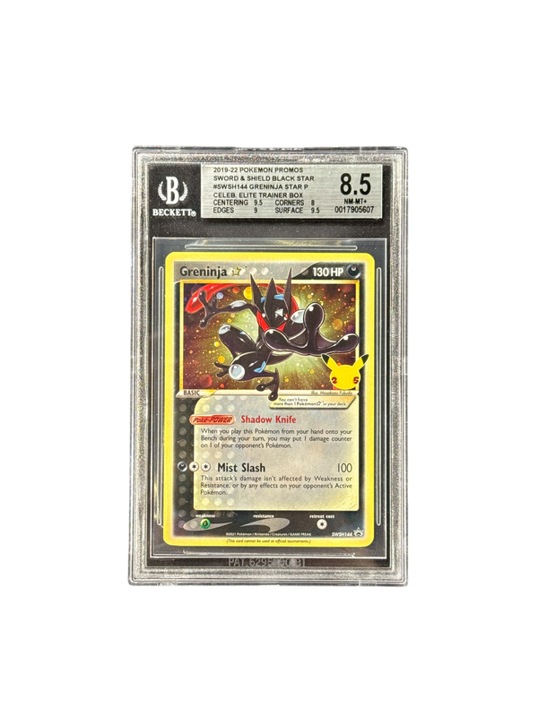 2021 Pokemon Celebrations SWSH #SWSH144 Greninja BGS 8.5