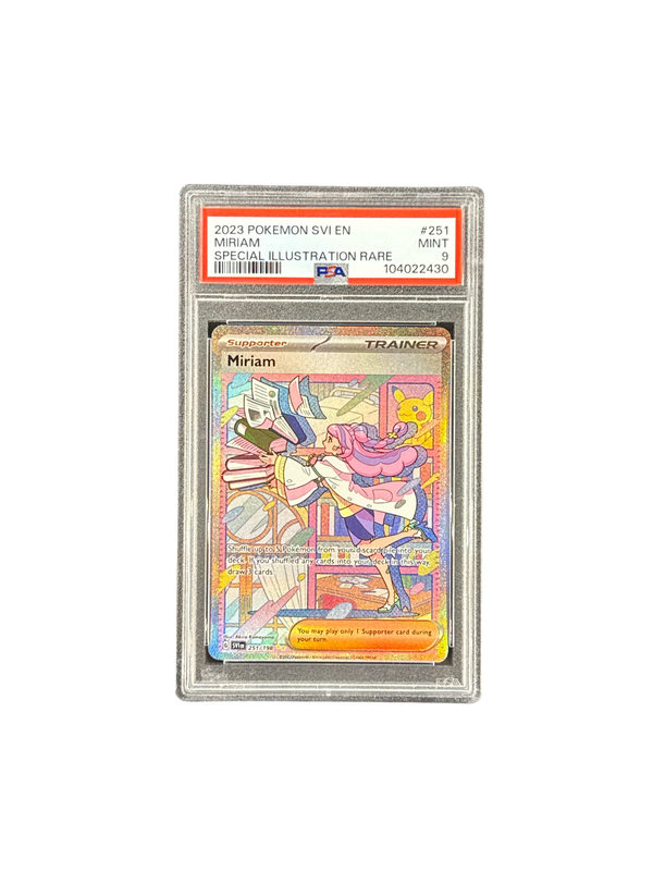 2023 Pokemon SVI EN #251 Miriam SIR PSA 9
