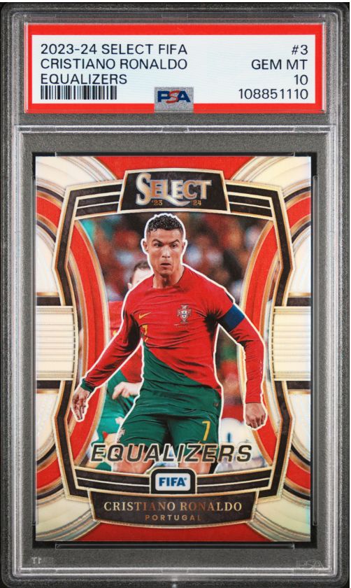 2023-24 Select Fifa Cristiano Ronaldo Equalizers #3 PSA 10