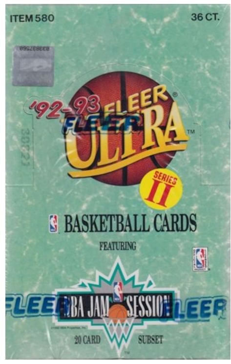1992-93 Fleer Ultra NBA Jam Session Series II Hobby Box