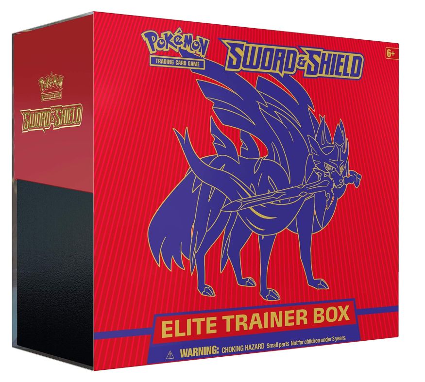 Sword &amp; Shield Elite Trainer Box [ Zacian]-SWSH01: Sword &amp; Shield Base Set