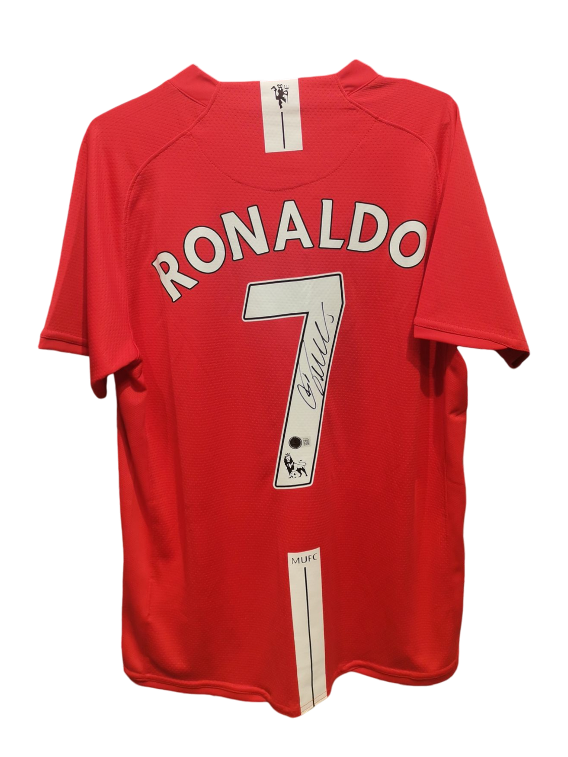 Cristiano Ronaldo Signed Man. United Jersey Championship Final 2008
