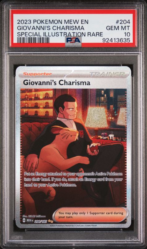 2020 Pokemon SWSH FA/Boss&#39;s Orders Rebel Clash #189 PSA 10