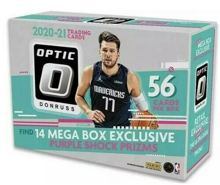 2020-21 Panini Donruss Optic Basketball Mega Box (Purple Shock Prizms)
