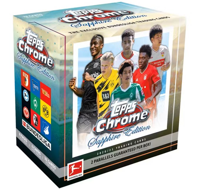 2020-21 Topps Chrome Bundesliga Soccer Sapphire Edition Box
