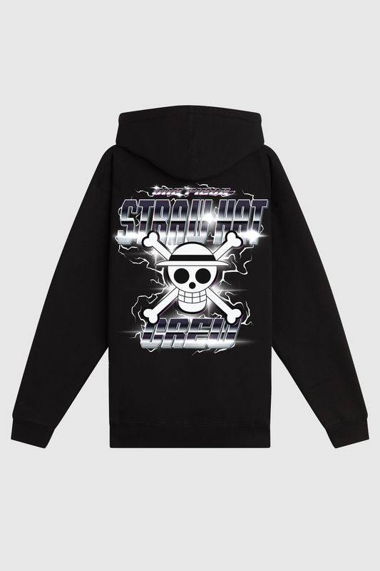 Dim Mak x One Piece - Jolly Roger Graphic Zip Up Hoodie Size: L