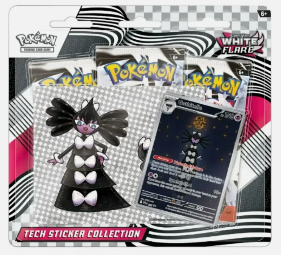 Pokemon TCG SV10.5 White Flare Tech Sticker (Eur)