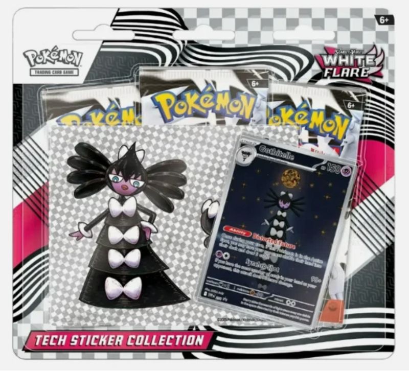 Pokemon TCG SV10.5 White Flare Tech Sticker (Eur)