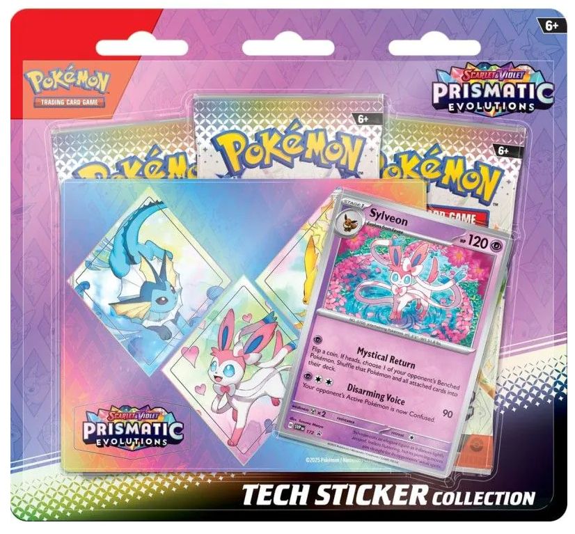 Pokemon TCG SV8.5 Prismatic Evolution Sticker Blister