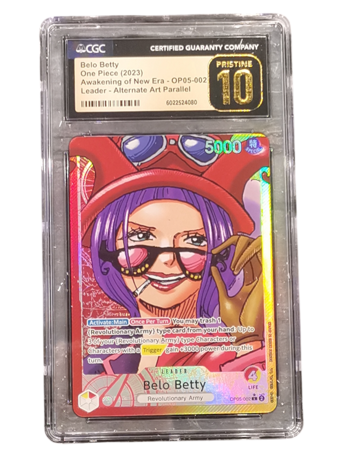 Belo Betty One Piece (2023) Awakening of New Era OP05-002 Pristine 10