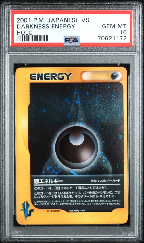 2001 P.M. Japanese VS Darkness Energy Holo PSA 10
