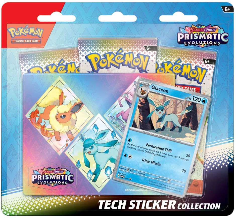 Pokemon SV8.5 Prismatic Evolution Sticker Blister