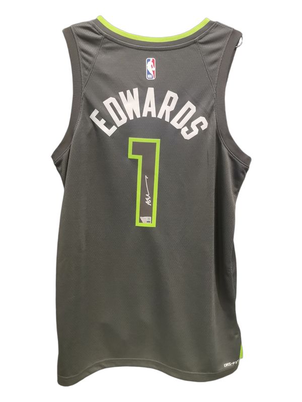 Anthony Edwards Timberwolves Signed Jersey
