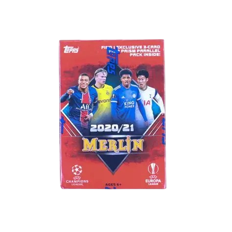 2020-21 Topps Merlin Chrome Soccer 7 Pack Blaster Box