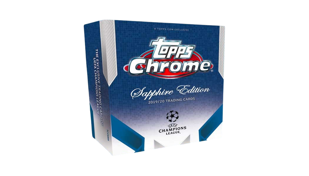 2019-20 Topps Chrome Sapphire UEFA Champions League Soccer Box