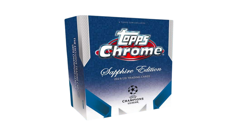 2019-20 Topps Chrome Sapphire UEFA Champions League Soccer Box
