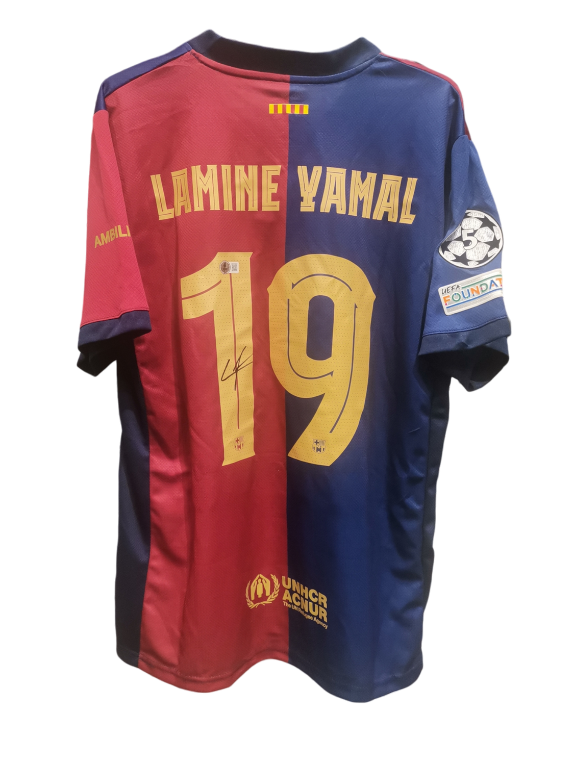 Lamine Yamal Barcelona Signed Jersey