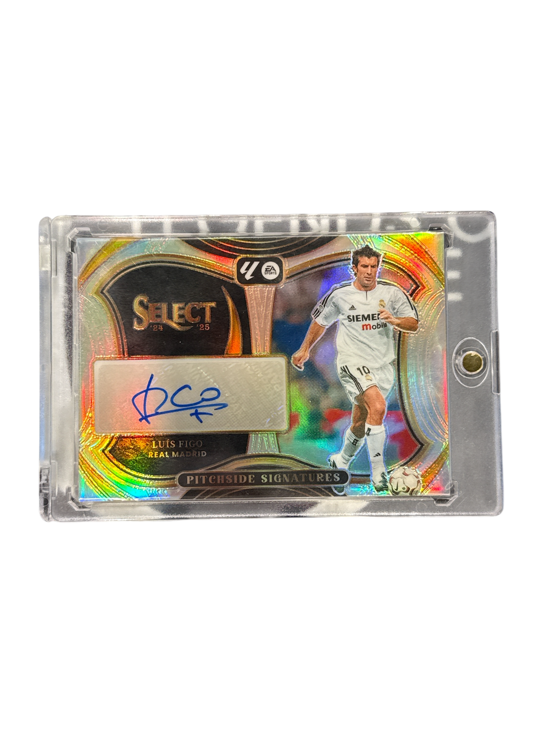 2024-25 Panini Select La Liga Soccer Luis Figo Pitchside Signature #PS-LF