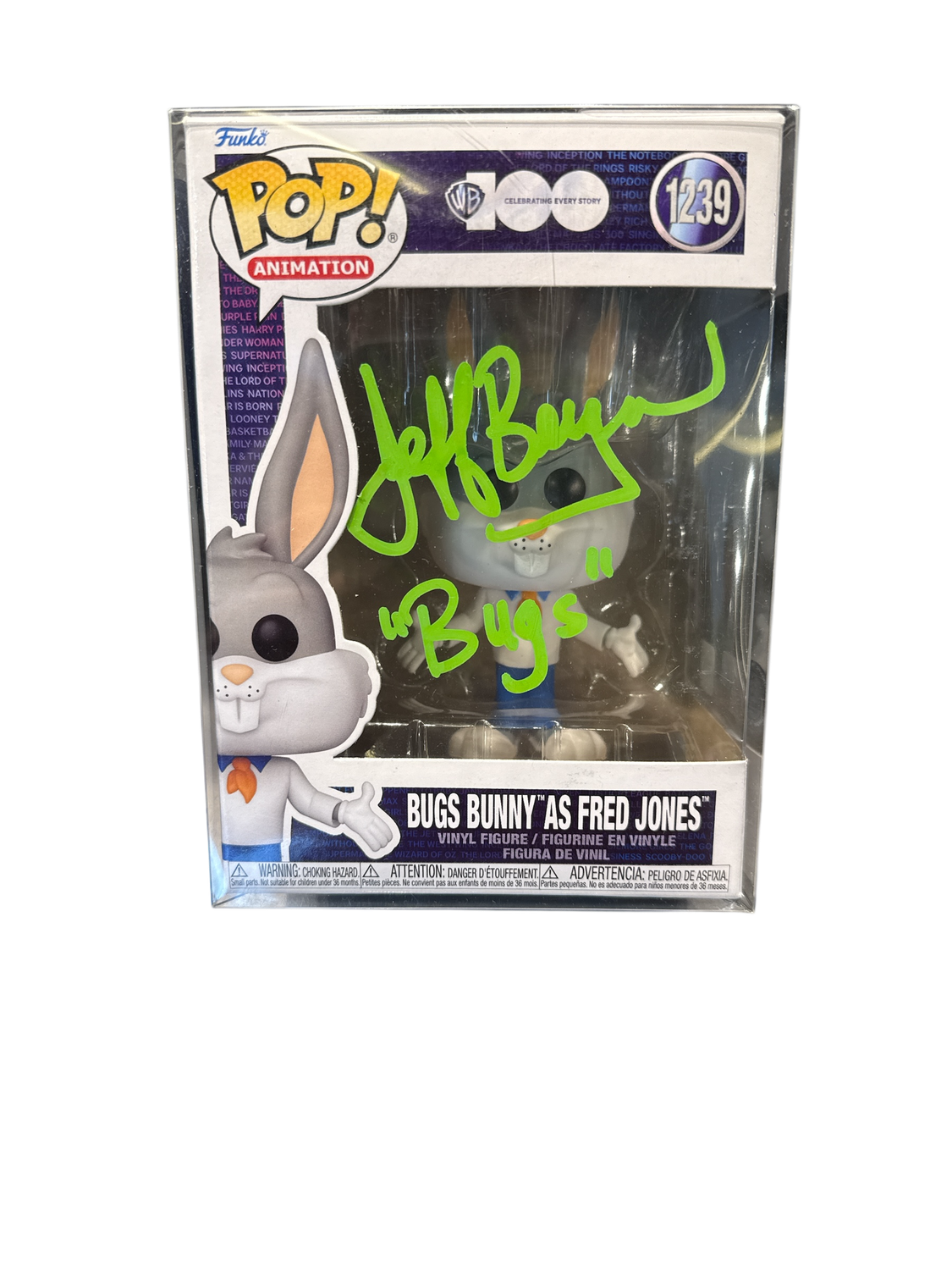 Jeff Bergman Signed Funko Bugs Bunny 1239