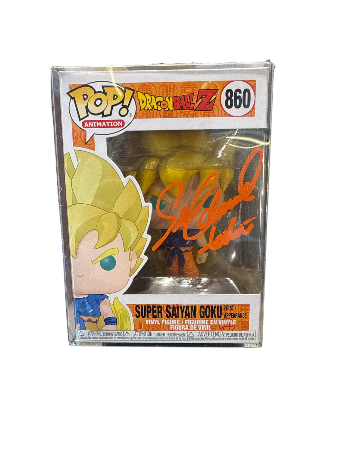 Sean Schmmell Signed Funko Super Saiyan Goku