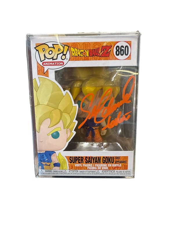 Sean Schmmell Signed Funko Super Saiyan Goku