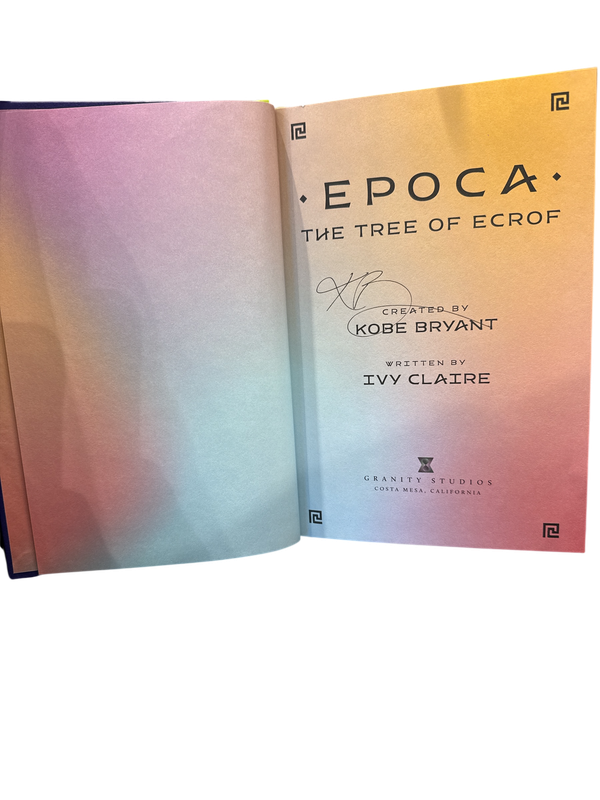 Kobe Bryant Signed &quot;The Three Of Ecrof&quot; Original Book