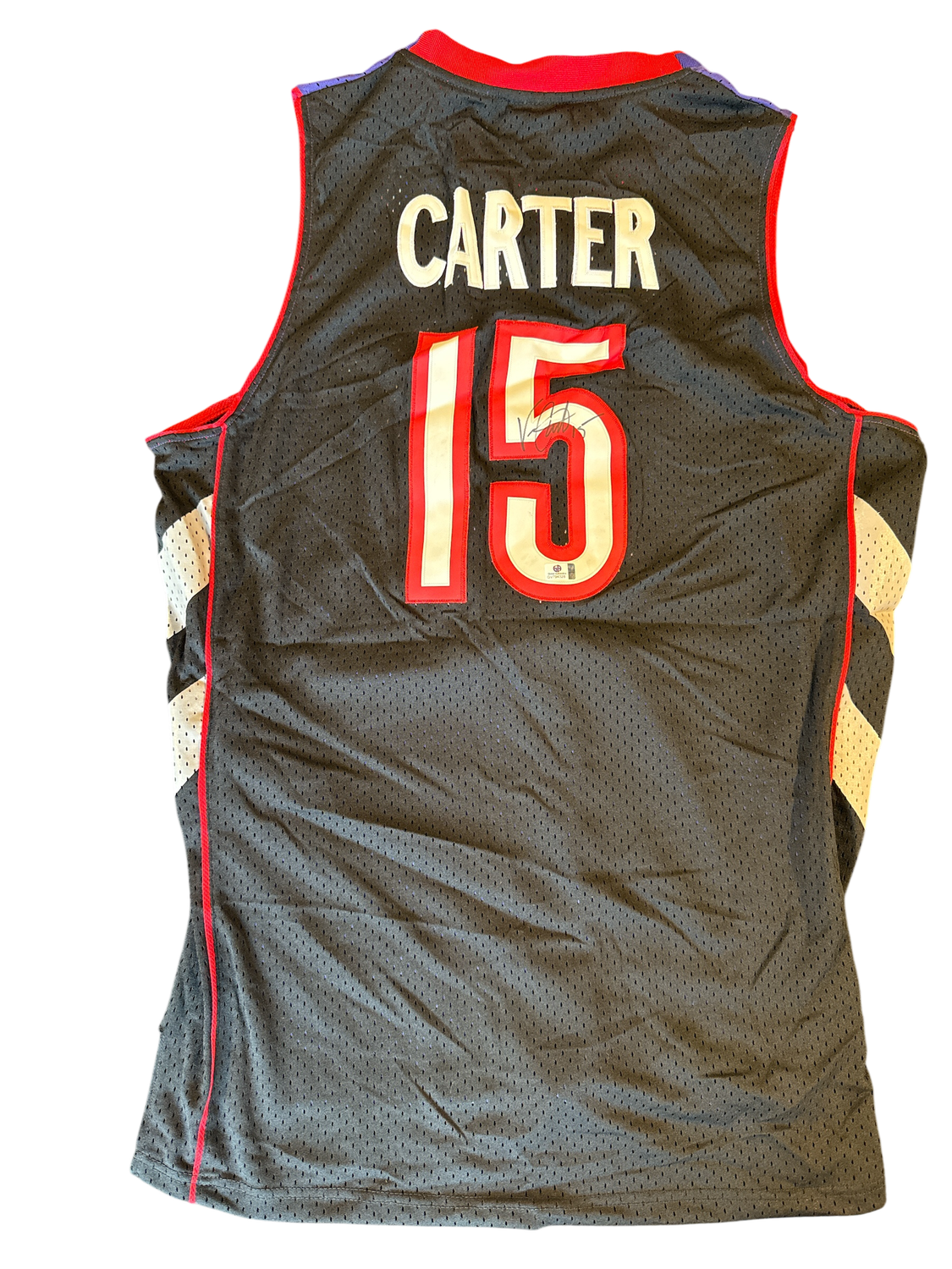 Vince Carter Signed Toronto Raptors Nike Team Jersey