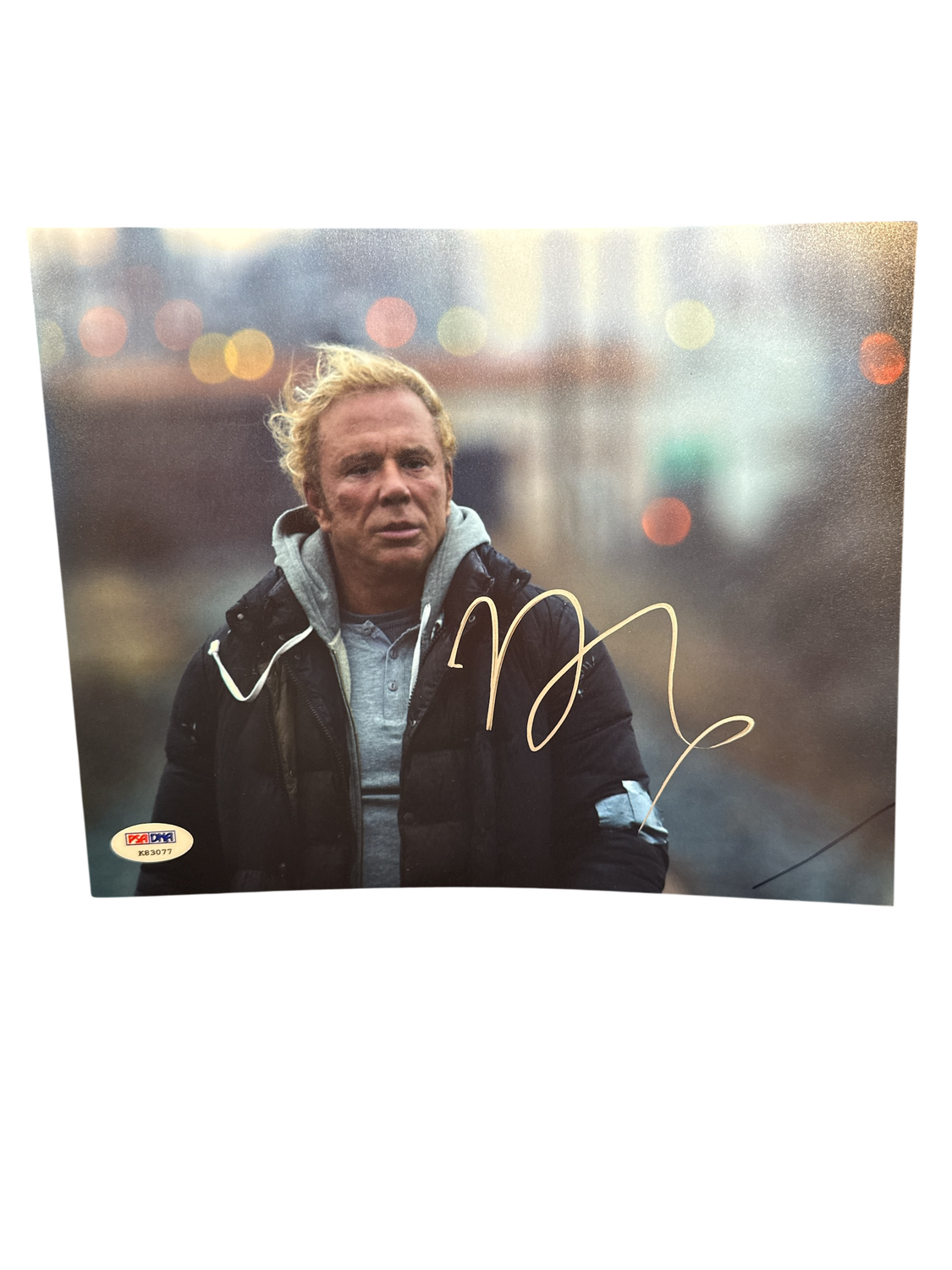 Mickey Rourke Signed Poster