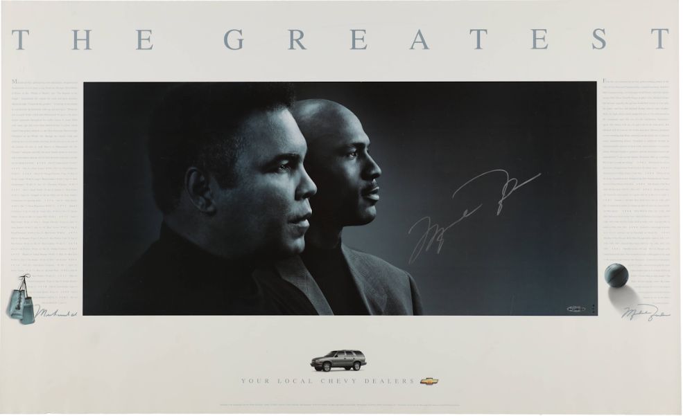 Michael Jordan The Greatness Signed Poster
