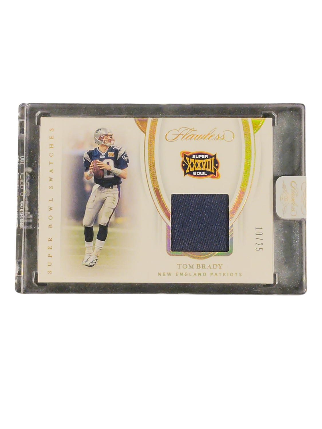 2020 Panini Flawless Tom Brandy Patch 10/25