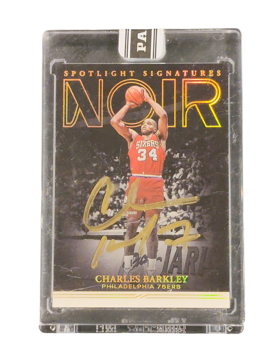2020-21 Panini Noir Charles Barkley Auto #SSV-CBA