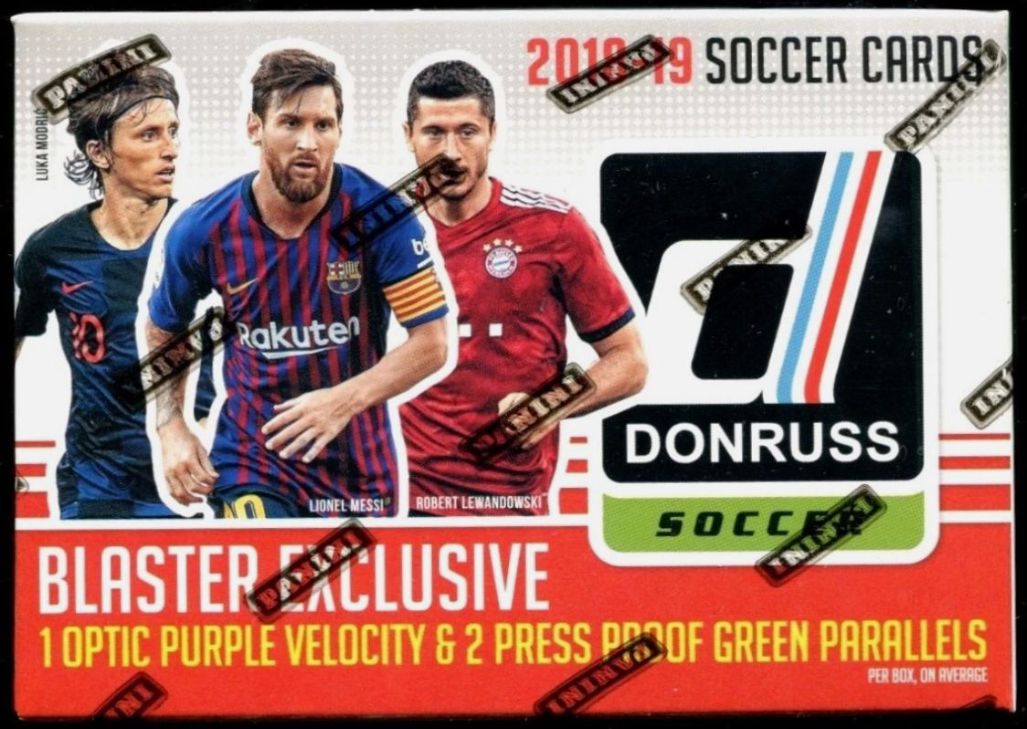 18-19 Donruss Soccer Blaster Box