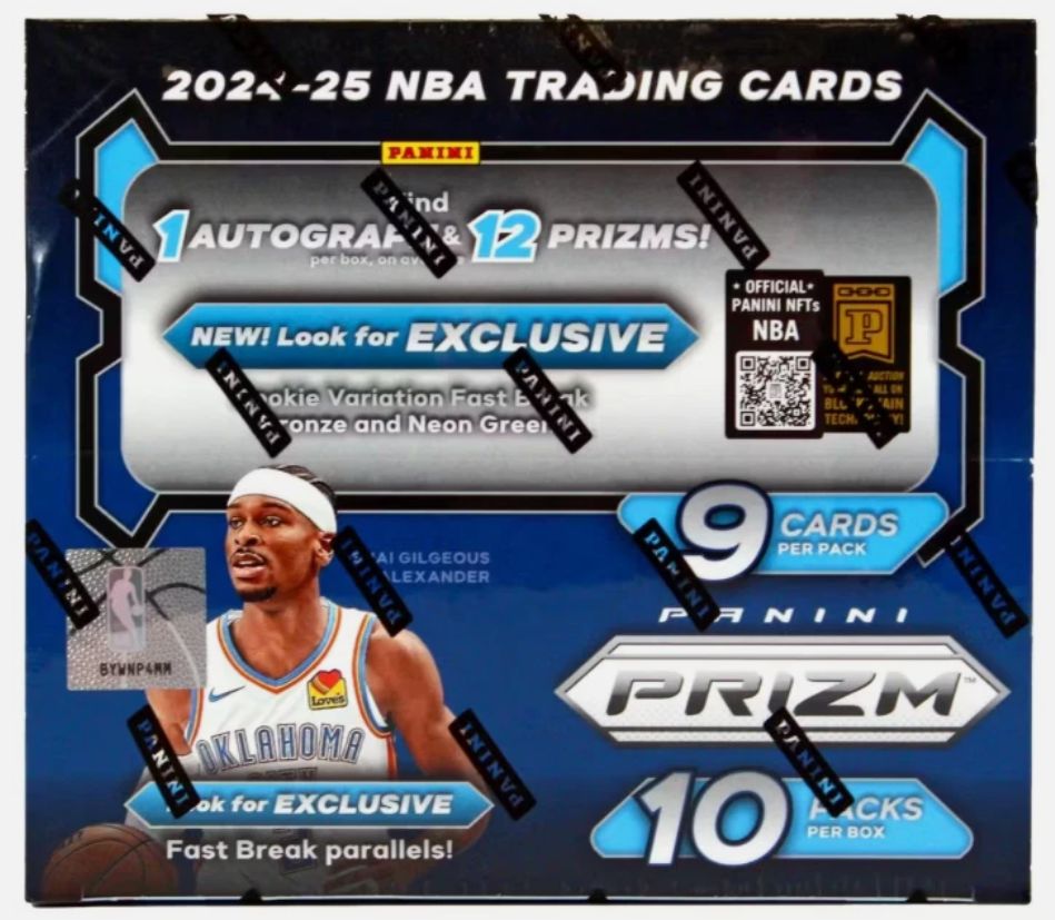 24-25 Panini Prizm Fast Break Basketball Hobby Box